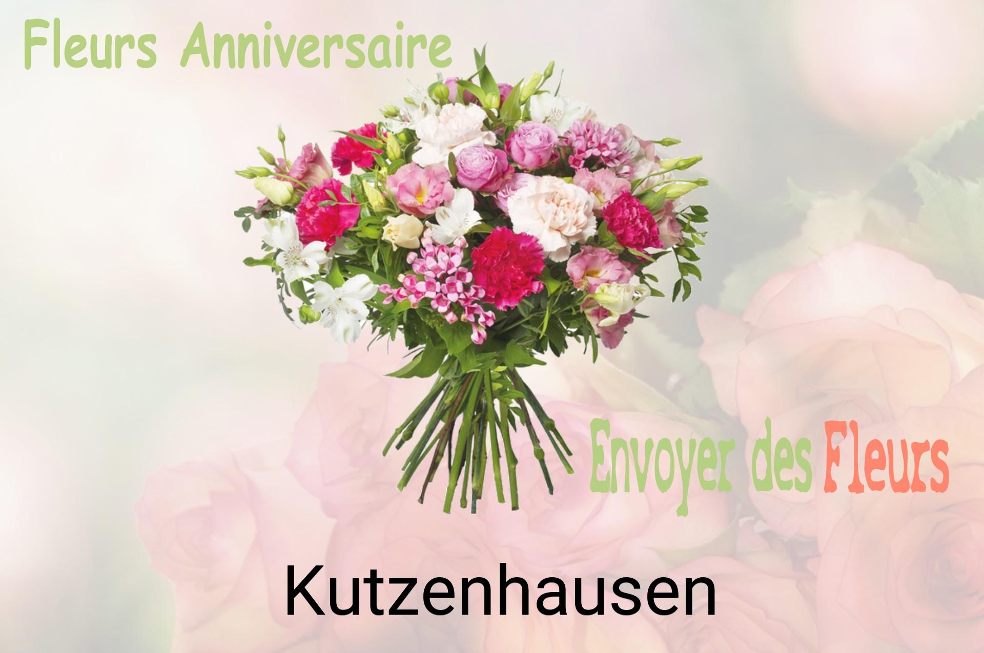 Bouquet de fleurs d’anniversaire livré à Kutzenhausen