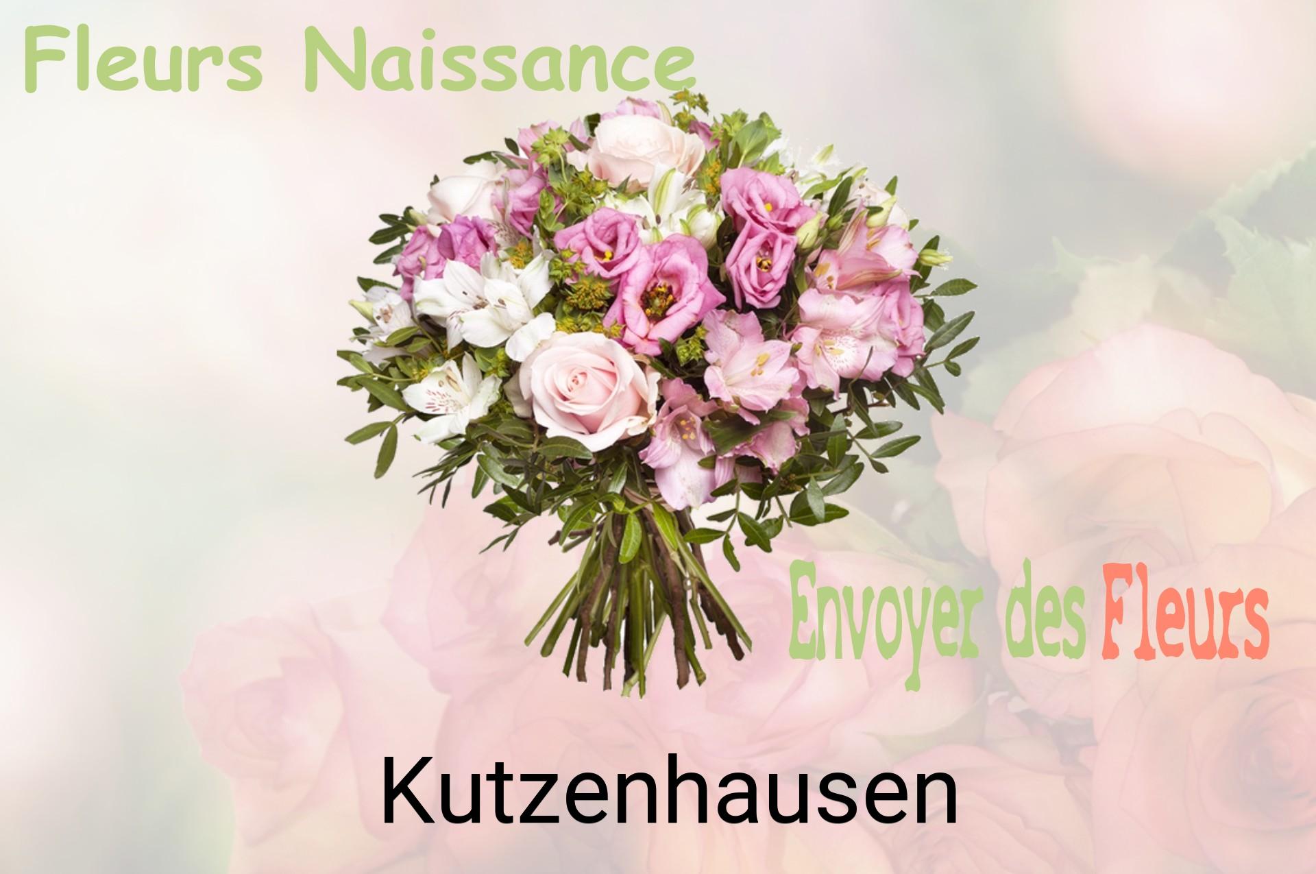 Bouquet de fleurs de naissance livré à Kutzenhausen